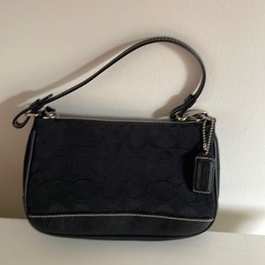 Small black Coach purse